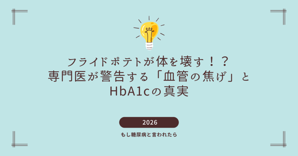 フライドポテトが体を壊す!?